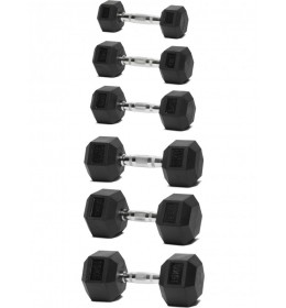 Gumeni tegovi HEX Pro - 40 kg