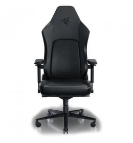 Razer Iskur V2 Black Gaming Chair with Built In Black sign
