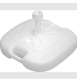 Postolje za suncobran belo 45x45cm - 20lit