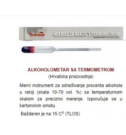 Alkoholometar sa termometrom 1023