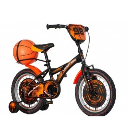Kids bicikla visitor narandžasto crna-basket 1160051