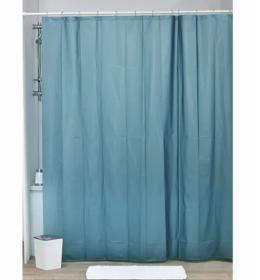 Zavesa za kadu 180x200 cm eva laser blue peacock tendance