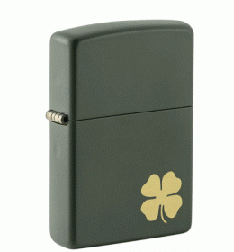 Zippo Oliv Upaljač Four Leaf Clover