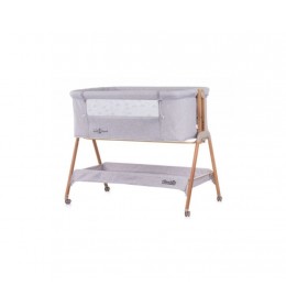 Chipolino kolevka sweet dreams grey/wood KOSSD0213GY