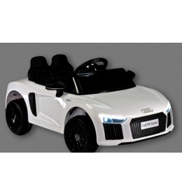 Automobil na akumulator Audi r8 spyder Beli