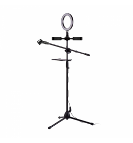 Selfie LED Ring light T16 PRO 20cm sa stalkom I drzacem za mikrofon