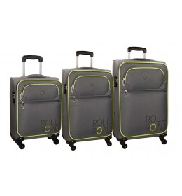 Set kofera Rool Road 55/68/79 cm Chelsea gray-green 