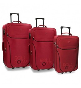 Set kofera Rool Road 53/63/73 cm Chelsea red 50.284.64