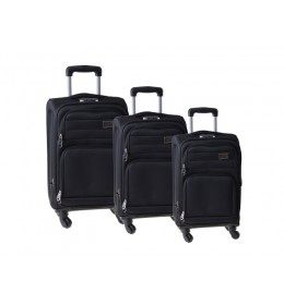 Set kofera za putovanje 31 Melbourne u crnoj boji