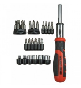 Set odvijača sa račnom Black & Decker BDHT0-62130V 