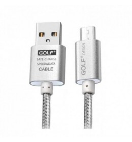 Mikro usb kabl silver 3m GOLF GC-10m