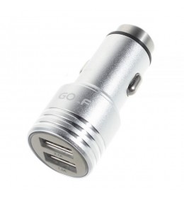 Auto punjač metalni 2USB 2.1A GOLF GF-C06S