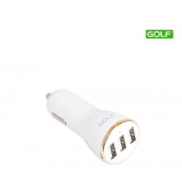 Auto punjač 3USB 3.4A GOLF GF-07G