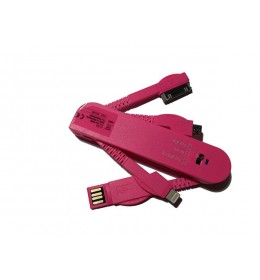 USB punjač univerzalni za mobilne pink