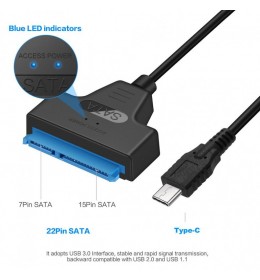 USB C na Sata 22 pin Napojni Kabl NKC-K022 55-067