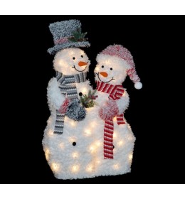 Sneško Belić sa LED sijalicama Tinsel 100 cm