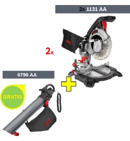 Stacionirana ugaona testera Skil 1131AA + Duvač usisivač lišća Skil 0790 AA