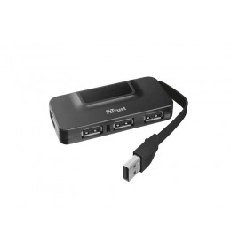 Trust adapter OILA 4 PORT USB 2.0 HUB crni