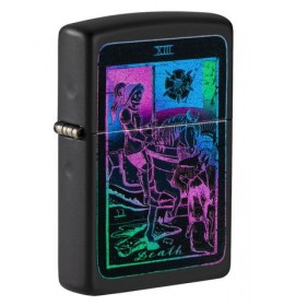 Upaljač Zippo Black Light Tarot Card Design