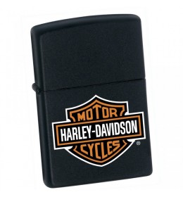 Upaljač Zippo Harley Davidson Logo Black Matte