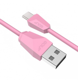 USB kabl na tip C usb 1m GOLF GC-27T pink