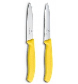 Victorinox kuhinjski nož set reckavi+ravni žuti