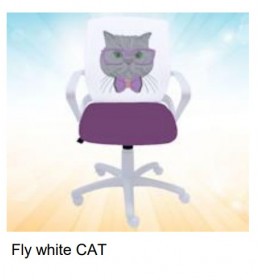 Dečija Stolica Fly White Cat 
