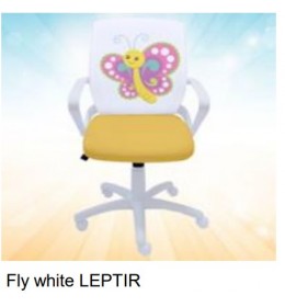 Dečija Stolica Fly White Leptir