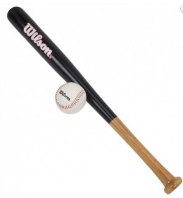 Wilson bejzbol palica + loptica X5356	