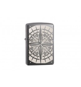 Zippo Upaljač Black ice compas