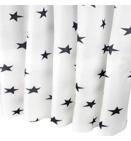 Zavesa za kadu BLACK STAR 150 cm x 200 cm