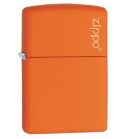 Zippo upaljač Orange Matte with Zippo Logo