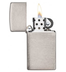 Zippo upaljač Slim Brushed Chrome 