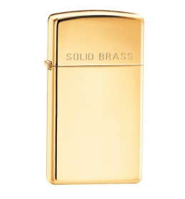 Zippo upaljač Slim Solid brass 