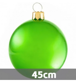 Ornamento Novogodišnja kugla 45cm - Zelena