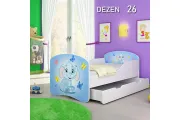 Dečiji Krevet Drveni 180x80cm Sa Fiokom i Gratis Dušek Dezen 26