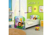 Dečiji Krevet Drveni 140x70 cm Dezen 1