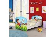 Dečiji Krevet Drveni 140x70 cm Dezen 13