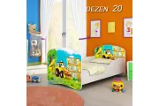 Dečiji Krevet Drveni 160x80 cm Dezen 20