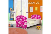 Dečiji Krevet Drveni 140x70 cm Dezen 23