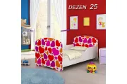 Dečiji Krevet Drveni 140x70 cm Dezen 25