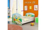 Dečiji Krevet Drveni 140x70 cm Dezen 29