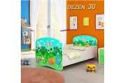 Dečiji Krevet Drveni 140x70 cm Dezen 30