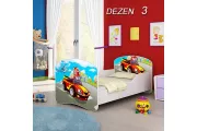 Dečiji Krevet Drveni 180x80 cm Dezen 3