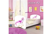 Dečiji Krevet Drveni 140x70 cm Dezen 43