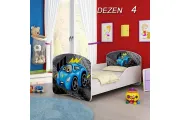 Dečiji Krevet Drveni 160x80 cm Dezen 4