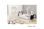 Krevet za decu  ANIMALS 180X80 CM SA DODATNOM FIOKOM WHITE ACMA VII