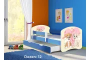 Krevet za decu BLUE SA FIOKOM 160X80 ACMA 2 45 dezena