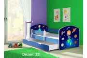 Krevet za decu BLUE SA FIOKOM 160X80 ACMA 2 45 dezena