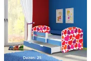 Krevet za decu BLUE SA FIOKOM 160X80 ACMA 2 45 dezena